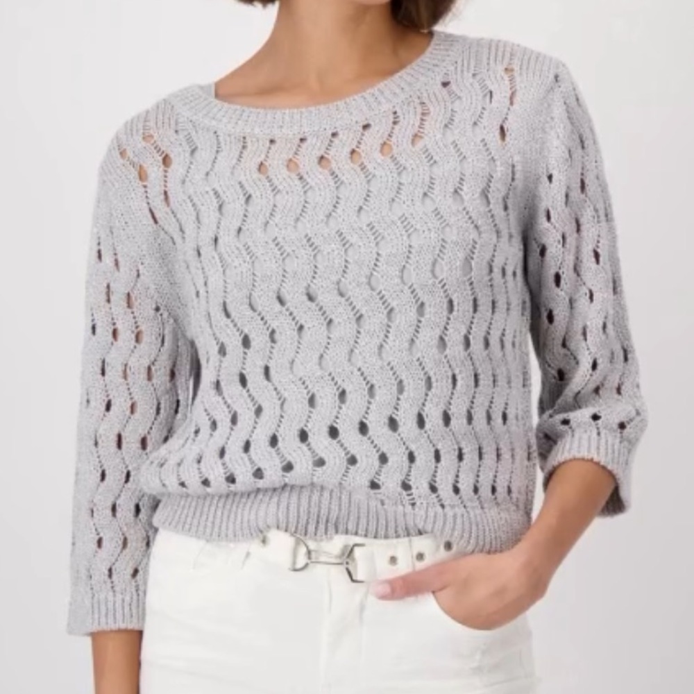 DKNY Jeans Blue Gray Sweater - NWT - Retails $79